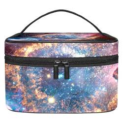 Make up Tasche, Kosmetiktasche für Frauen, Kosmetik, große Reise Kulturtasche für Mädchen, Make up Tasche, Pinseltaschen,Universum Nebel Raum Galaxie Kunst von VBFOFBV