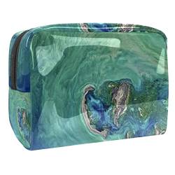 Make up Taschen für Frauen, Make up Reisetasche, wasserdichte Make up Organizer Tasche,Landschaft Kaspisches Meer Insel von VBFOFBV