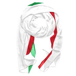 VBFOFBV Weiche Chiffon Schals Tücher Wraps für Kleider Damen Accessoires,Italien Flaggenmuster von VBFOFBV