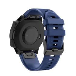 VBWVA 20 22 26 mm Smartwatch-Armband für Garmin Fenix 7S 7 7X 6 6S 6X Pro 5X 5 5S Plus 3 HR 935 945 Schnellverschluss-Armbänder aus Silikon, 26mm Fenix 5X 5XPlus, Achat von VBWVA
