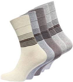 VCA 10 Paar Herren Baumwoll Socken COMFORT Herrensocken verschiedene Modelle (39-42, Street Hell Sortiert (2037)) von VCA