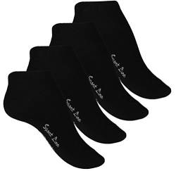 VCA 8 Paar Damen Sneaker Socken schwarz, SPORT LINE, Gr. 35/38, (Art. Nr. 4090) von VCA