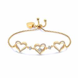 VCCWYQK Einäscherung Schmuck Herz Urne Armband für Asche für Frauen Mädchen Einäscherung Link Memorial Bracelet (B) von VCCWYQK