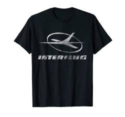 INTERFLUG - GRUNGE / STONEWASHED EFFECT T-Shirt von VEB Miederwaren Kombinat