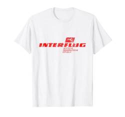 INTERFLUG - GRUNGE & STONE WASHED EFFEKT T-Shirt von VEB Miederwaren Kombinat