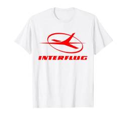 INTERFLUG – RED LOGO T-Shirt von VEB Miederwaren Kombinat