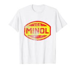 MINOL - VEB Volkseigener Betrieb Minol - GRUNGE EFFECT T-Shirt von VEB Miederwaren Kombinat