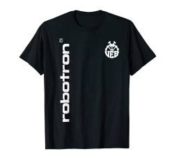 ROBOTRON - Weisse Buchstaben Senkrecht & VEB T-Shirt von VEB Miederwaren Kombinat