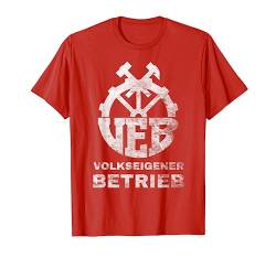 VEB - VOLKSEIGENER BETRIEB: GRUNGE & STONEWASHED EFFECT T-Shirt von VEB Miederwaren Kombinat