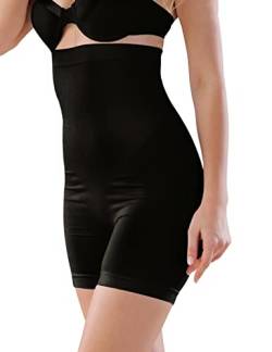 VEDATS Damen Shapewear Miederhose Figurformend Taillenhose Shaper Bauch-Weg (3XL, Schwarz) von VEDATS