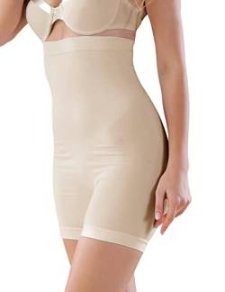 VEDATS Damen Shapewear Miederhose Figurformend Taillenhose Shaper Bauch-Weg (L, Hautfarben) von VEDATS