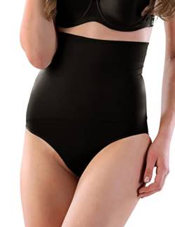 VEDATS Damen Shapewear Miederslip Figurformend Taillenslip Formslip Shaper Bauch-Weg (M, Schwarz) von VEDATS