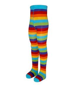 VEGATEKSA Baby und Kinderstrumpfhose für Mädchen und Jungen, Regenbogen aus Gekämmter Baumwolle, MADE IN EU, Verstellbare Taille, Tunel Gummi (62-68cm) von VEGATEKSA