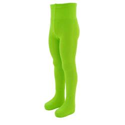 VEGATEKSA Top Qualität Baby Strumpfhose, gekämmte Baumwolle, verstellbare Taille, LIMETTE GRÜN (68-74cm) von VEGATEKSA