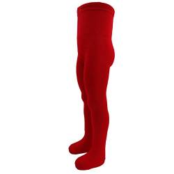 VEGATEKSA feine Merinowolle TEC Strumpfhose für Kinder, verstellbare Taille, Rot Gr. 98/104 cm, rot von VEGATEKSA