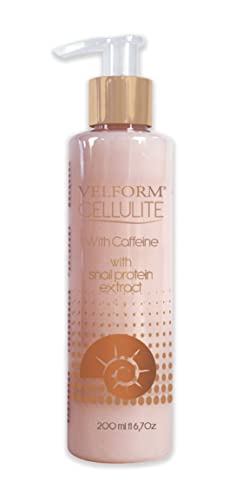 VELFORM Cellulite Anti-Cellulite Creme, 200ml, Mit Schneckenprotein-Extrakt, Koffein-Formel verbessert die Durchblutung und fördert den Stoffwechsel. von VELFORM