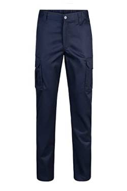 Velilla Herren 103001 Mehreren Taschen Farbe Navy Größe 60 Arbeit Dienstprogramm Hosen, Marineblau, Slim von VELILLA