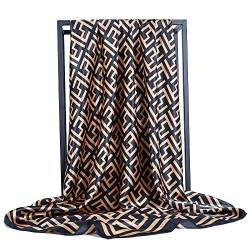 VELLETTE Damen Schal Kopftücher Halstuch Elegante Schals Seidenschal Seidentuch Scarf Bandana Taschentuch von VELLETTE