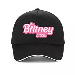 VELUNE Baseballkappen Britney Spears Hut Es ist Britney Bitch! Harsh Mean Print Baseballmütze Sommer Männer Frauen Atmungsaktive Snapback Mütze Geschenk von VELUNE