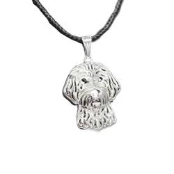 VELUNE Halskette Anhänger Goldendoodle-Halsketten für Damen, Haustier-förmige Halsketten für Liebhaber Geschenk von VELUNE
