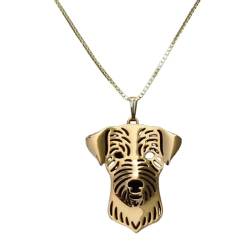 VELUNE Halskette Anhänger Schmuck Halsketten mit Haustieranhänger Damen-Halsketten mit Drahthaar-Jack-Russell-Terrier Geschenk von VELUNE