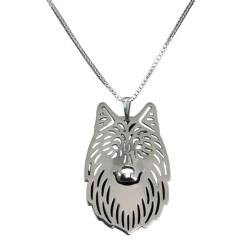 VELUNE Halskette Anhänger Schmuck-Halsketten mit Tier-Wolf-Anhänger für Frauen Geschenk von VELUNE