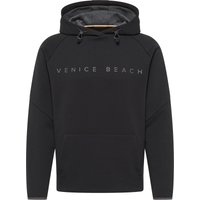 VENICE BEACH Hoodie "Lennox", Logo-Print, Durchgrifftasche, für Herren, schwarz, XXL von VENICE BEACH