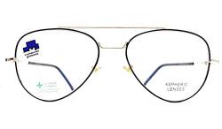 Blaulichtfilter lesebrille anti blaulicht. Computerbrille Metal Pilot Für herren damen gamer brille venice (Gold, 3,00) von VENICE EYEWEAR OCCHIALI