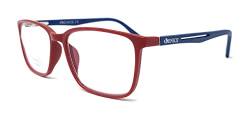 Neues Modell lesebrille STEEL Professional Modernes Für herren damen venice (Rot - Blau, 1.50) von VENICE EYEWEAR OCCHIALI