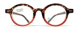 lesebrillen für herren damen Venice ELTON Modernes Vintage +1,0 +1,5 +2,0 +2,5, 3,0,+3,5 (Demi Rot, 1.50) von VENICE EYEWEAR OCCHIALI