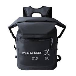 VENTDOUCE 2 Pcs Wasserdichter Outdoor-Rucksack, Wasserdichter PVC-Rucksack mit großem Fassungsvermögen, Langlebige Schwimm-Upstream-Rafting-Schnorchel-Strandtasche von VENTDOUCE