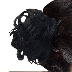 VENTDOUCE Haarknoten | Unordentlicher Haarknoten Pferdeschwanz-Verlängerung gewellt gelockt | Frauen-Haarteile für Flugbegleiter-Tänzer von VENTDOUCE