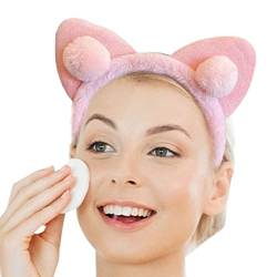 VENTDOUCE Katzen-Stirnband | Gesichtshaarhalter, elastisches Haarband, Ohren, Gesichts-Make-up-Stirnband für Waschen, Spa von VENTDOUCE