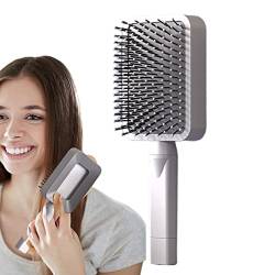 VENTDOUCE Paddel-Haarbürste, stehende Aufbewahrungs-Haarbürste für Männer – Massage-Kopfhaut-Bürste für dickes, lockiges, dünnes, langes, kurzes, nasses oder trockenes Haar verleiht Glanz von VENTDOUCE