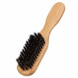 VENTDOUCE Wildschwein-Bürste, Bartbürste für Männer, kompakt, glättet und fördert das Bartwachstum, steife Wildschwein-Bürste, Bartpflegebürste für änner von VENTDOUCE
