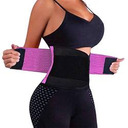 VENUZOR Taillentrainer-Gürtel für Damen – Taillenmieder – Body Shaper Gürtel – Sportgürtel (UP-abgestuft) (lila, mittel) von VENUZOR