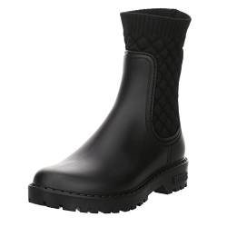 VERBENAS Damen Gummistiefel Schuhe Gala Gummistiefel Synthetik Regen Freizeit uni Gala Gummistiefel schwarz von VERBENAS