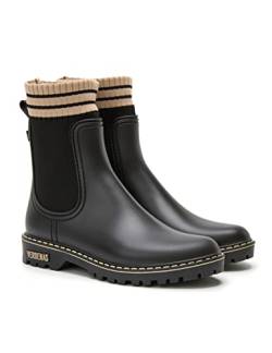 VERBENAS Rain Boots Gala Dowtown Calcetín Negro-negro - Größe: 41 von VERBENAS