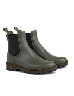 VERBENAS Rain Boots Gaudi Countryside Kaki - Größe: 37 von VERBENAS