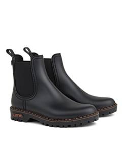 VERBENAS Rain Boots Gaudi Countryside Negro - Größe: 36 von VERBENAS