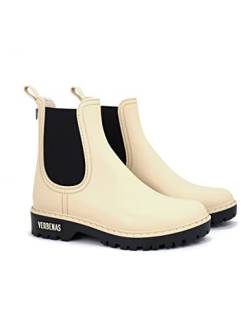 VERBENAS Rain Boots Gaudi Mate Crudo-Negro - Größe: 40 von VERBENAS