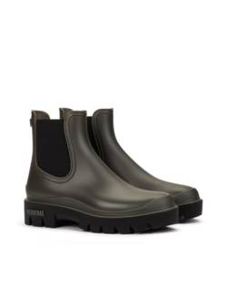 VERBENAS Rain Boots Mae Mate Kaki-negro - Größe: 41 von VERBENAS