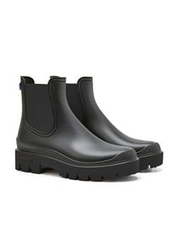 VERBENAS Rain Boots Mae Mate Negro-negro - Größe: 41 von VERBENAS