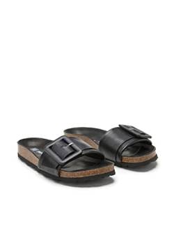 VERBENAS Sandalen Reiko Ecobrush Negro - Größe: 38 von VERBENAS