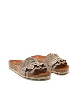 VERBENAS Sandalen Rocio Volante Piedra - Größe: 37 von VERBENAS