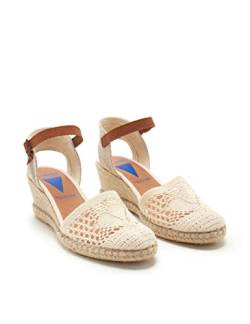 VERBENAS Wedges Malena Crochet/lino Crudo/Crudo - Größe: 37 von VERBENAS