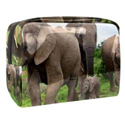 Elefant Tier Reise-Makeup-Tasche Kosmetiktasche für Frauen und Mädchen von VERED