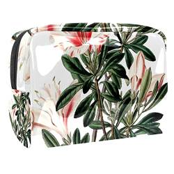 Frühlingsblume geblümt wasserdichte Kosmetiktasche Großes Fassungsvermögen Reise-Makeup-Organizer von VERED