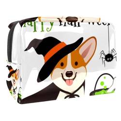 Halloween Feiertag Katze Schminkpinsel Beauty Bag Organizer Kosmetiktasche von VERED