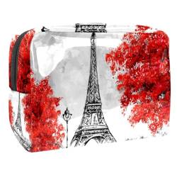 Pariser Eiffelturm Schminkpinsel Beauty Bag Organizer Kosmetiktasche von VERED
